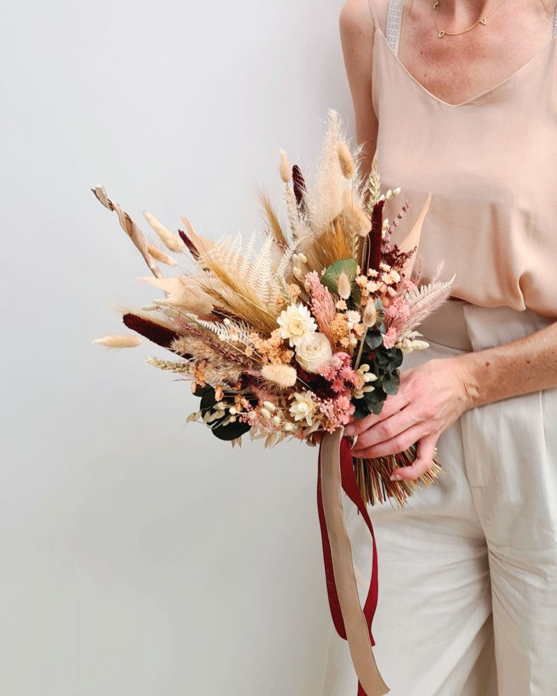 Dried bridal bouquet - Small - custom-made