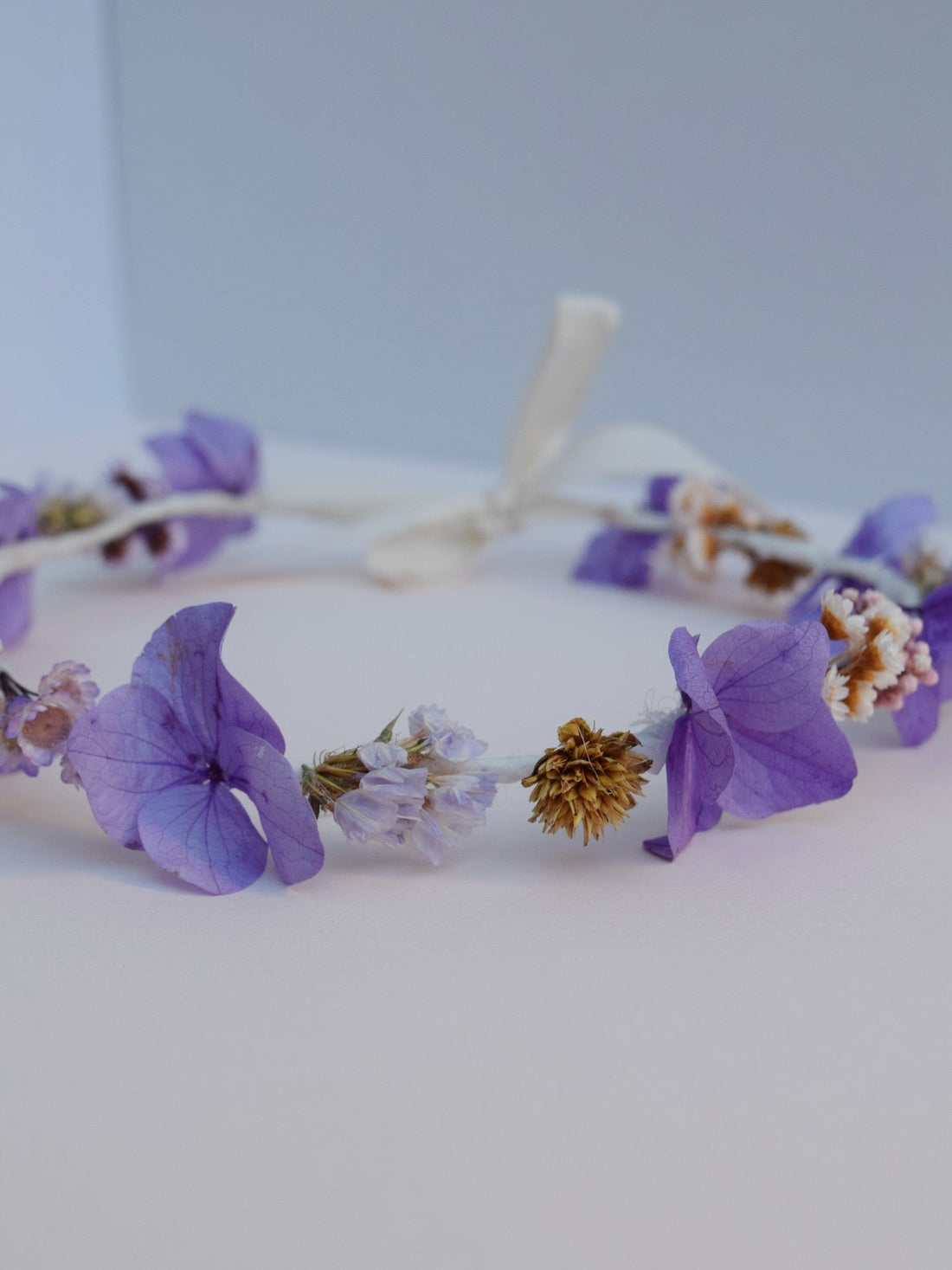 Mauve rain - Flower crown