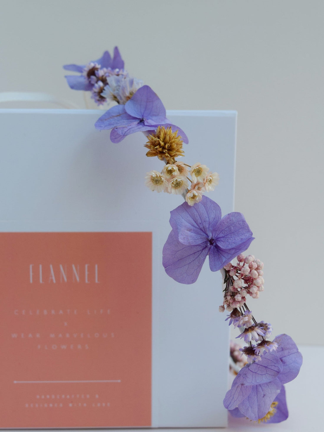 Mauve rain - Flower crown