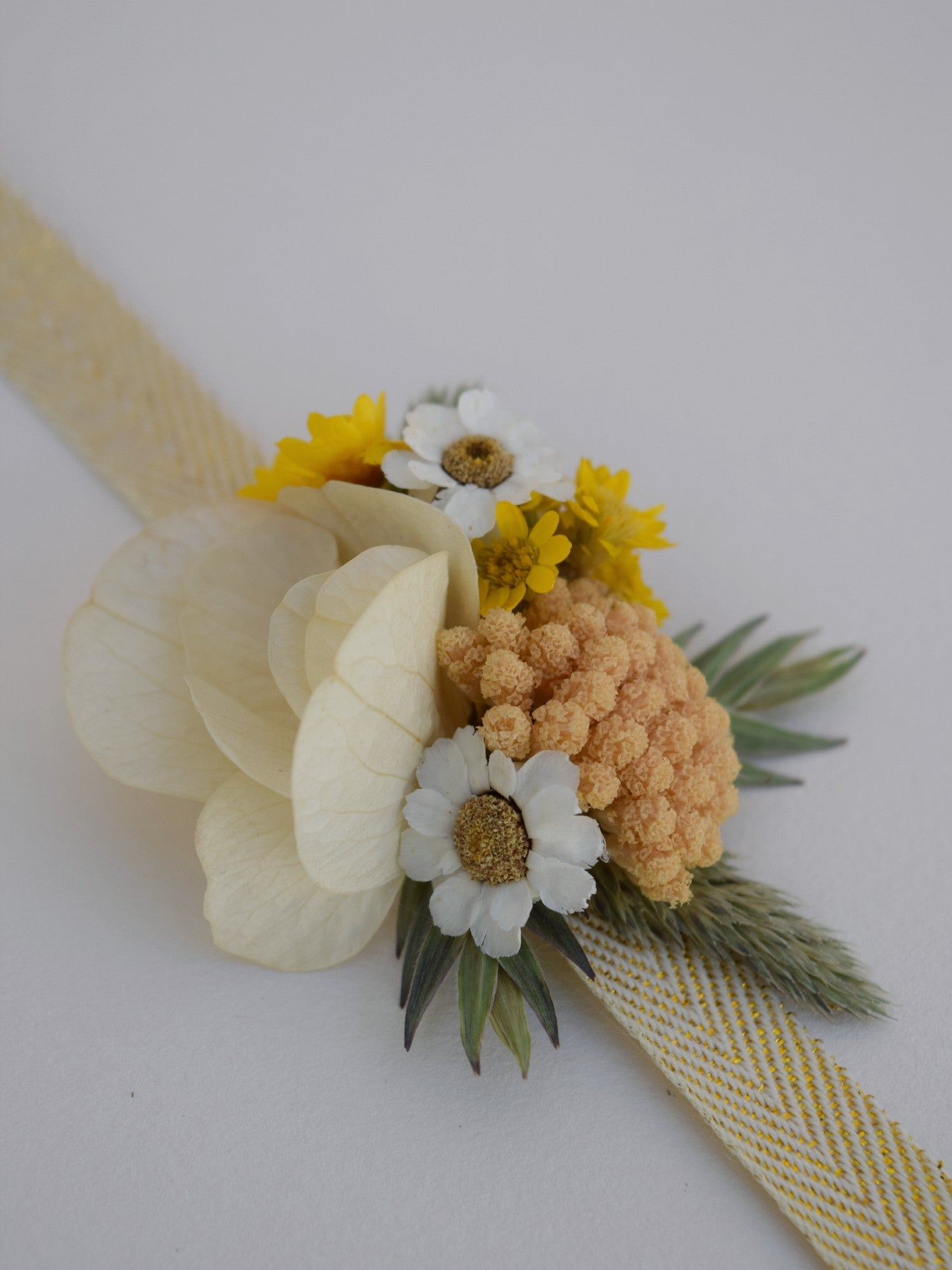 Sunshine - wrist corsage children