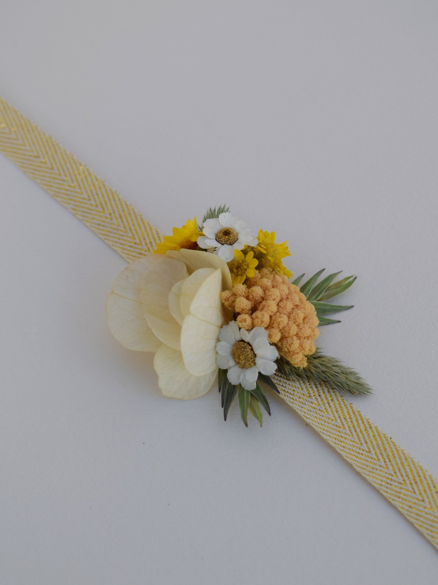 Sunshine - wrist corsage children