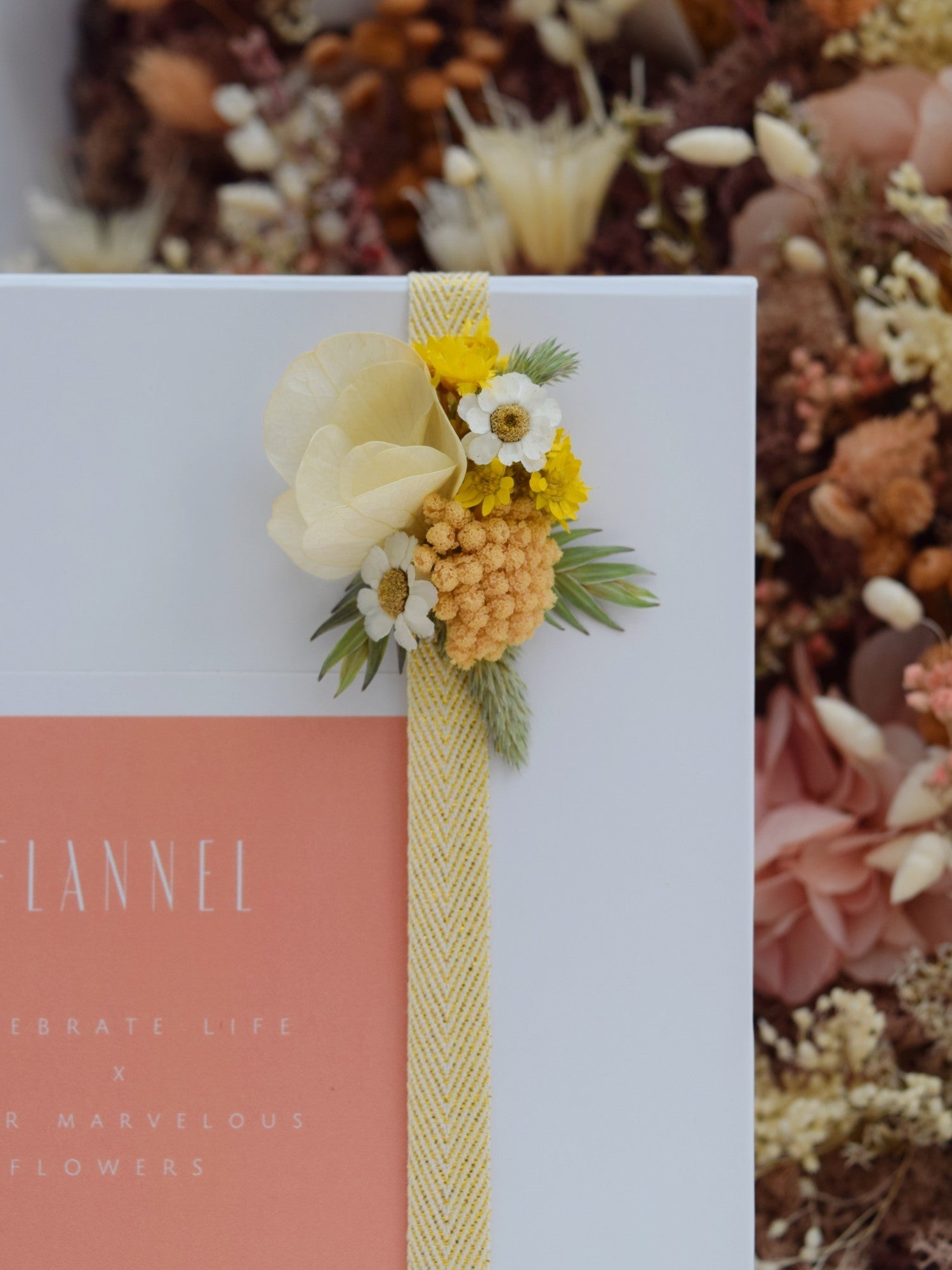 Sunshine - wrist corsage children