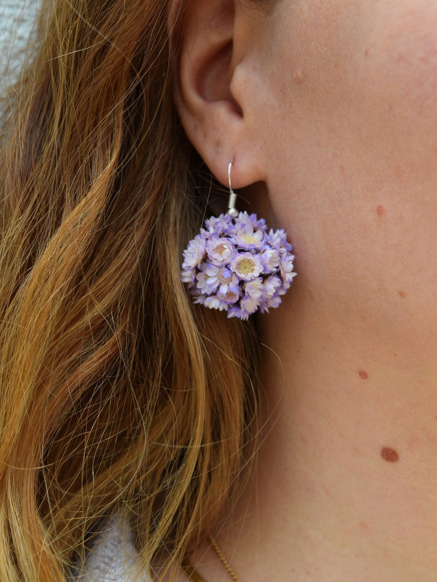 Double Scoop MAUVE - earrings