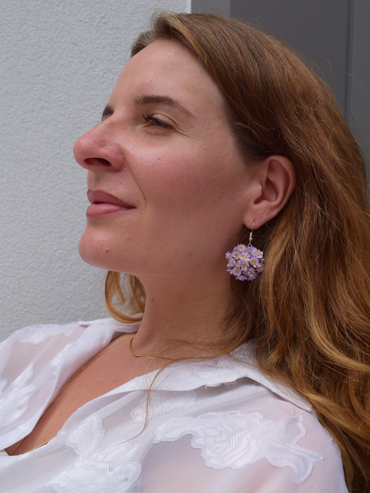 Double Scoop MAUVE - earrings