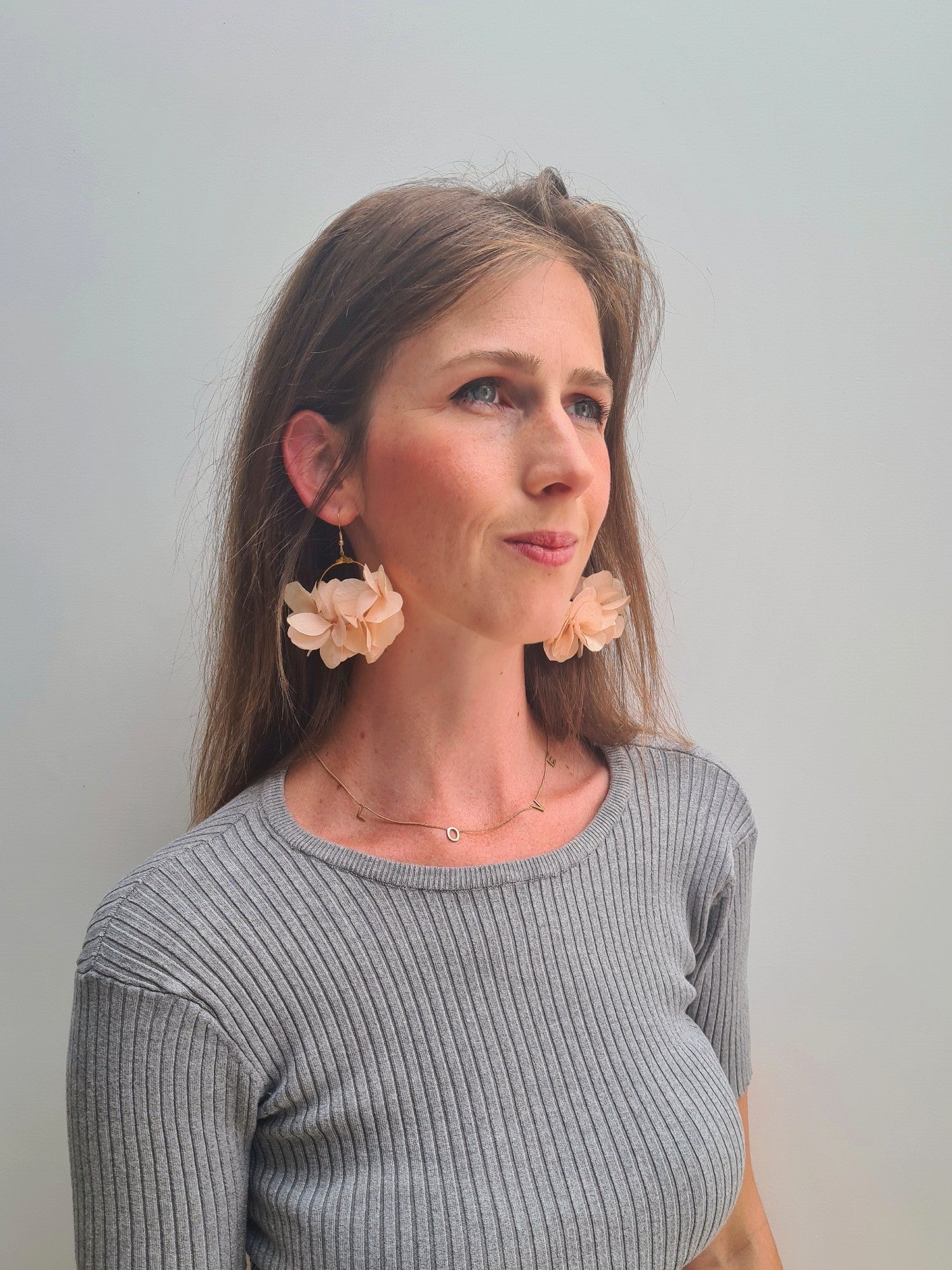 Flower Garden ROOS - oorbellen