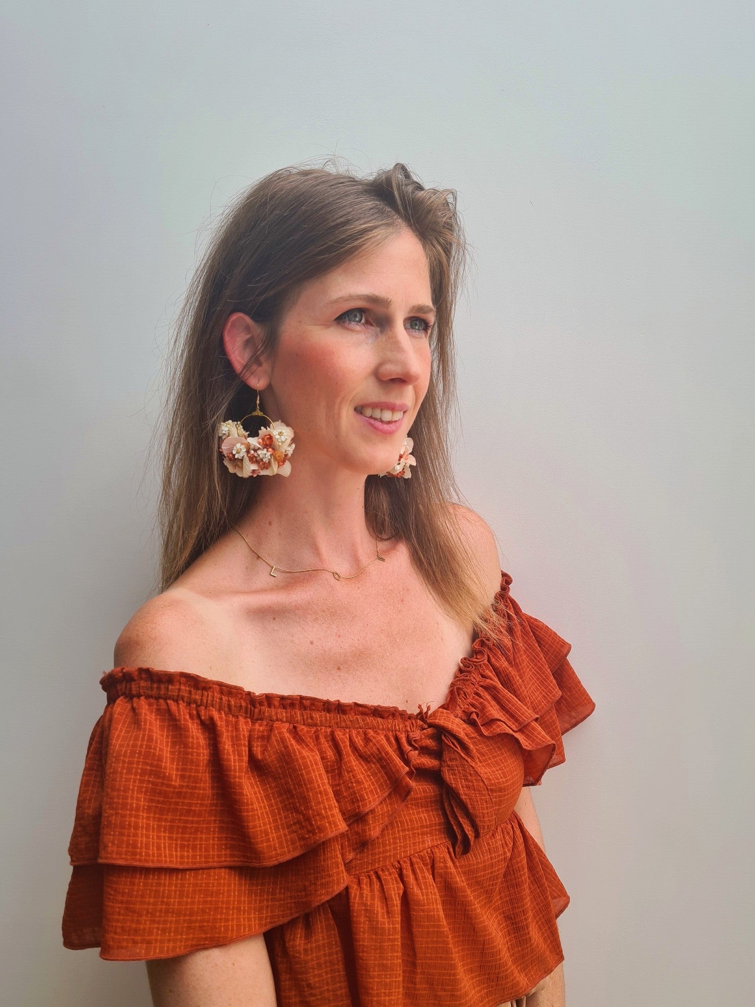 Holy Cow TERRACOTTA - earrings