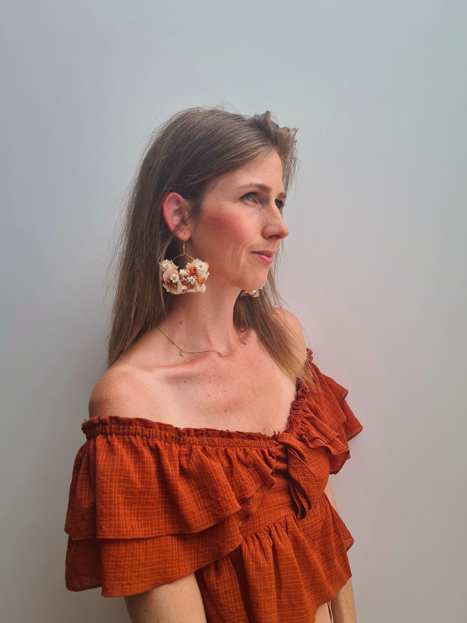 Holy Cow TERRACOTTA - earrings