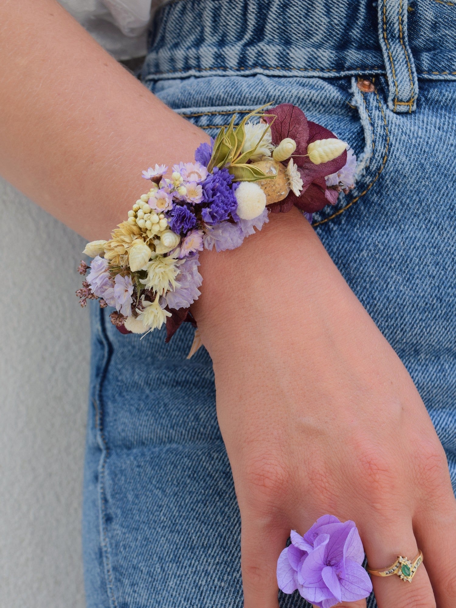 Purple rain - Wrist corsage