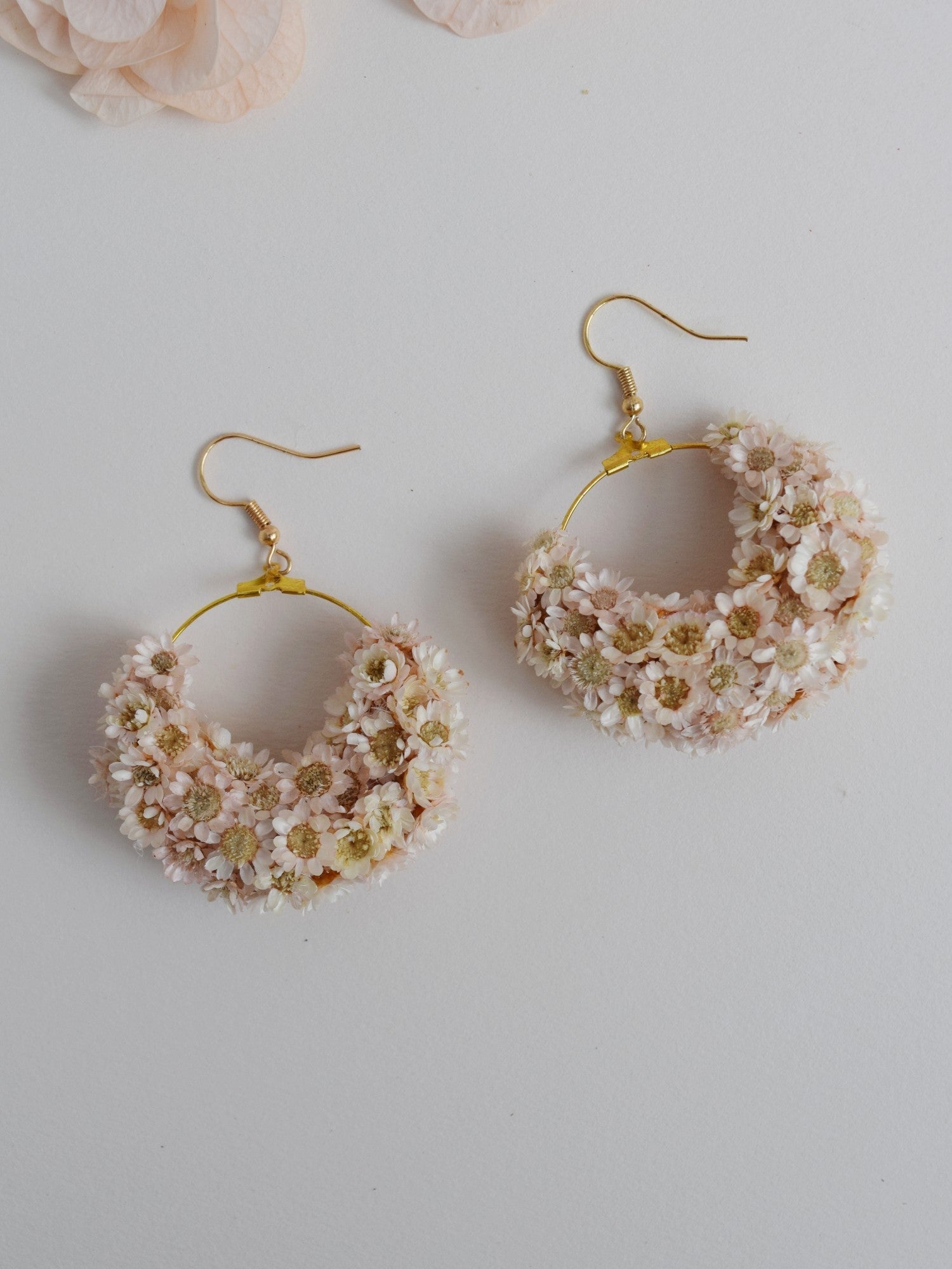 Over the Moon NUDE - earrings