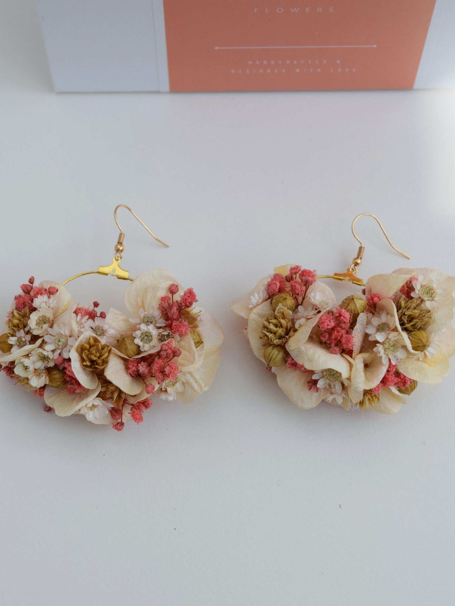 Holy Cow SALMON ROSE - earrings