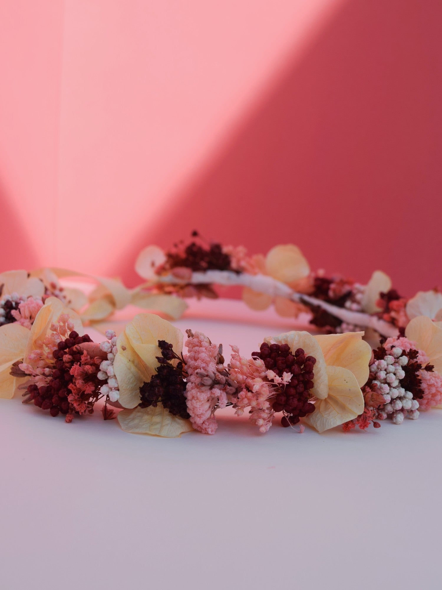 Pink paradise - Flower crown