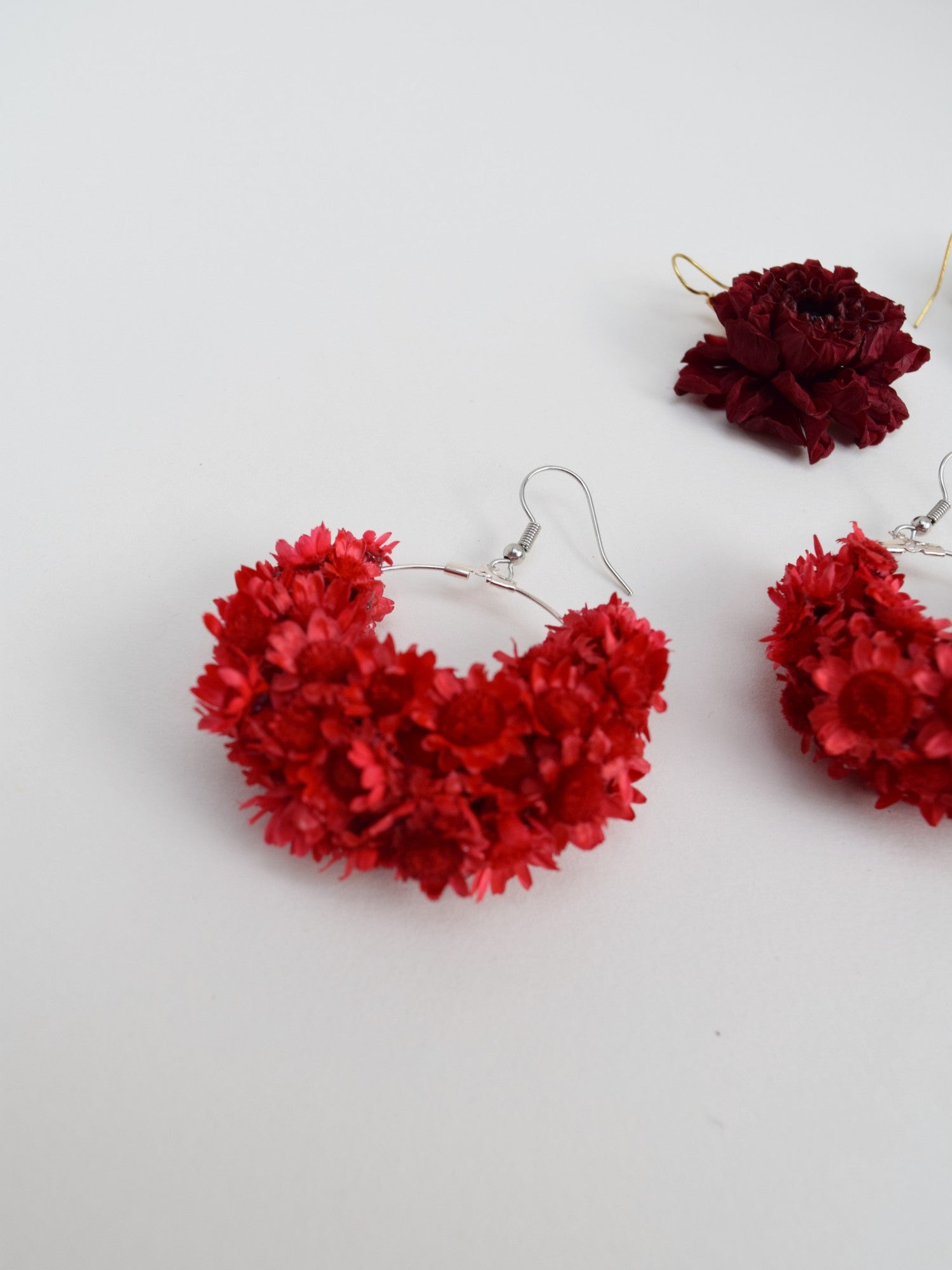 Over the Moon RED - earrings
