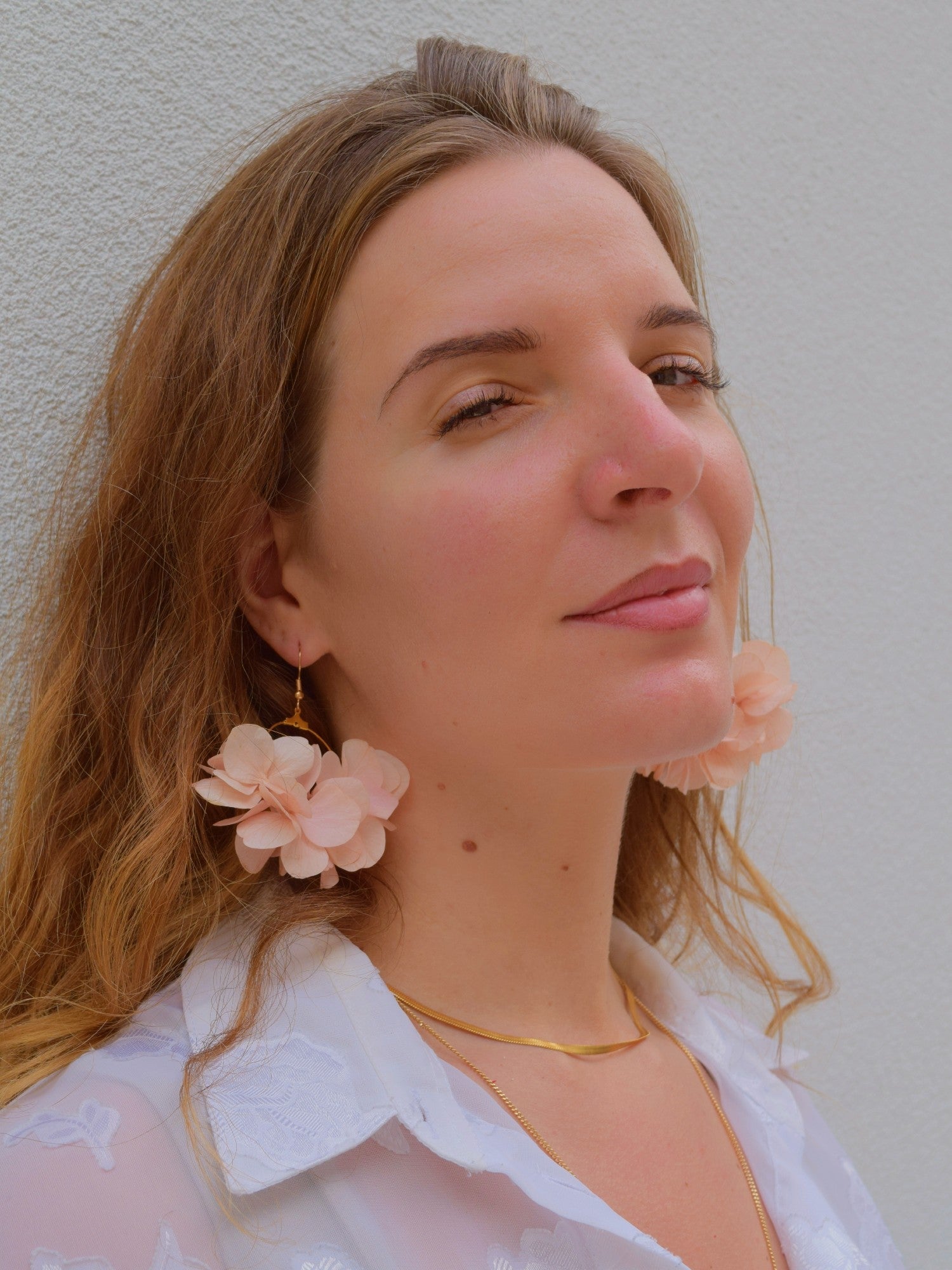 Flower Garden PINK - earrings