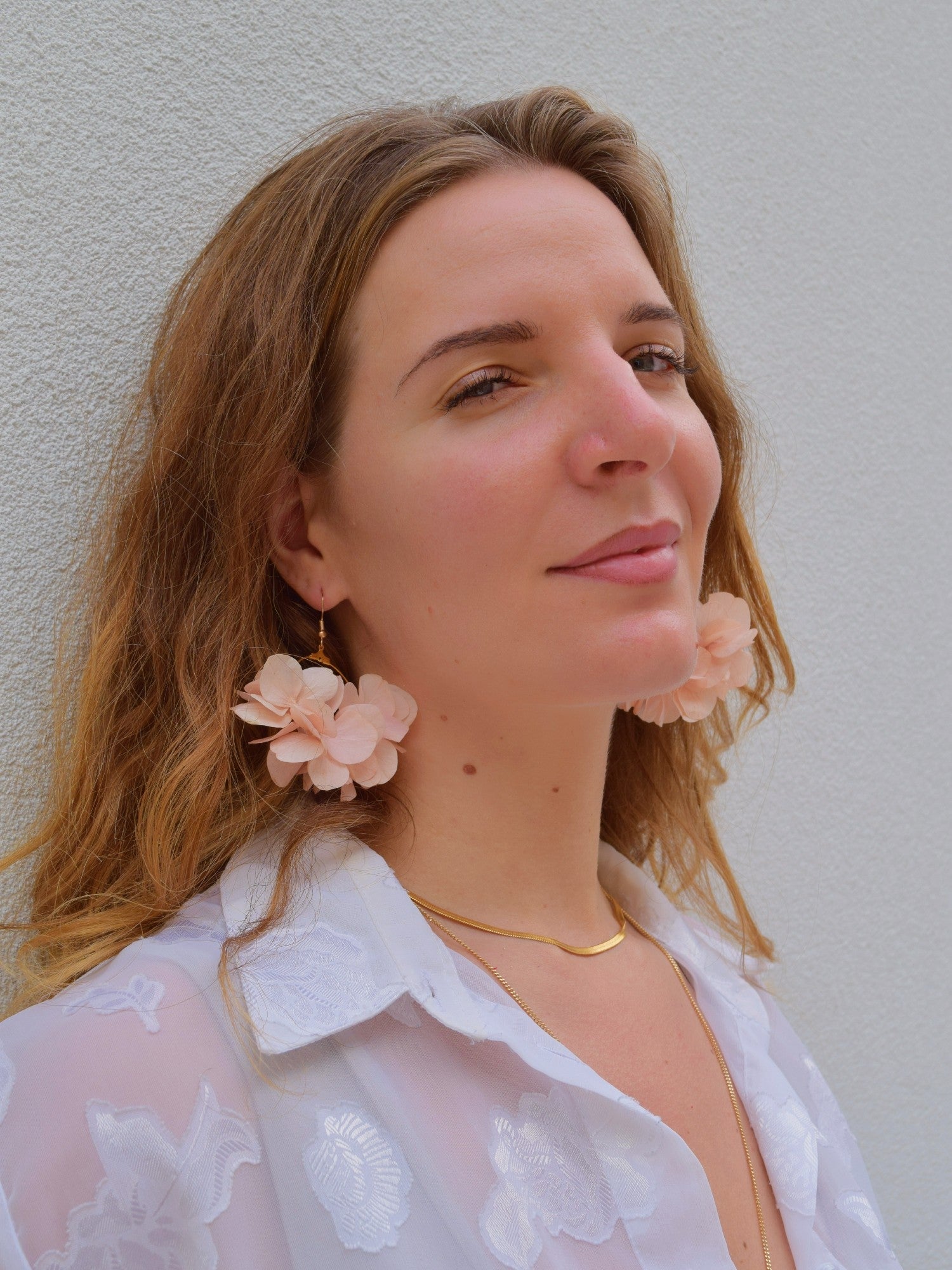 Flower Garden PINK - earrings