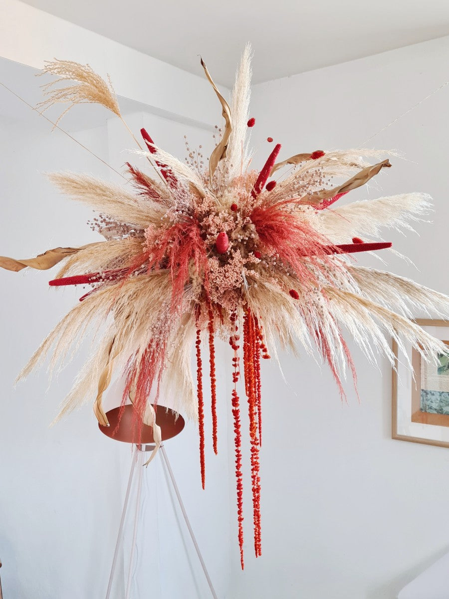 Pampas bloemenwolk