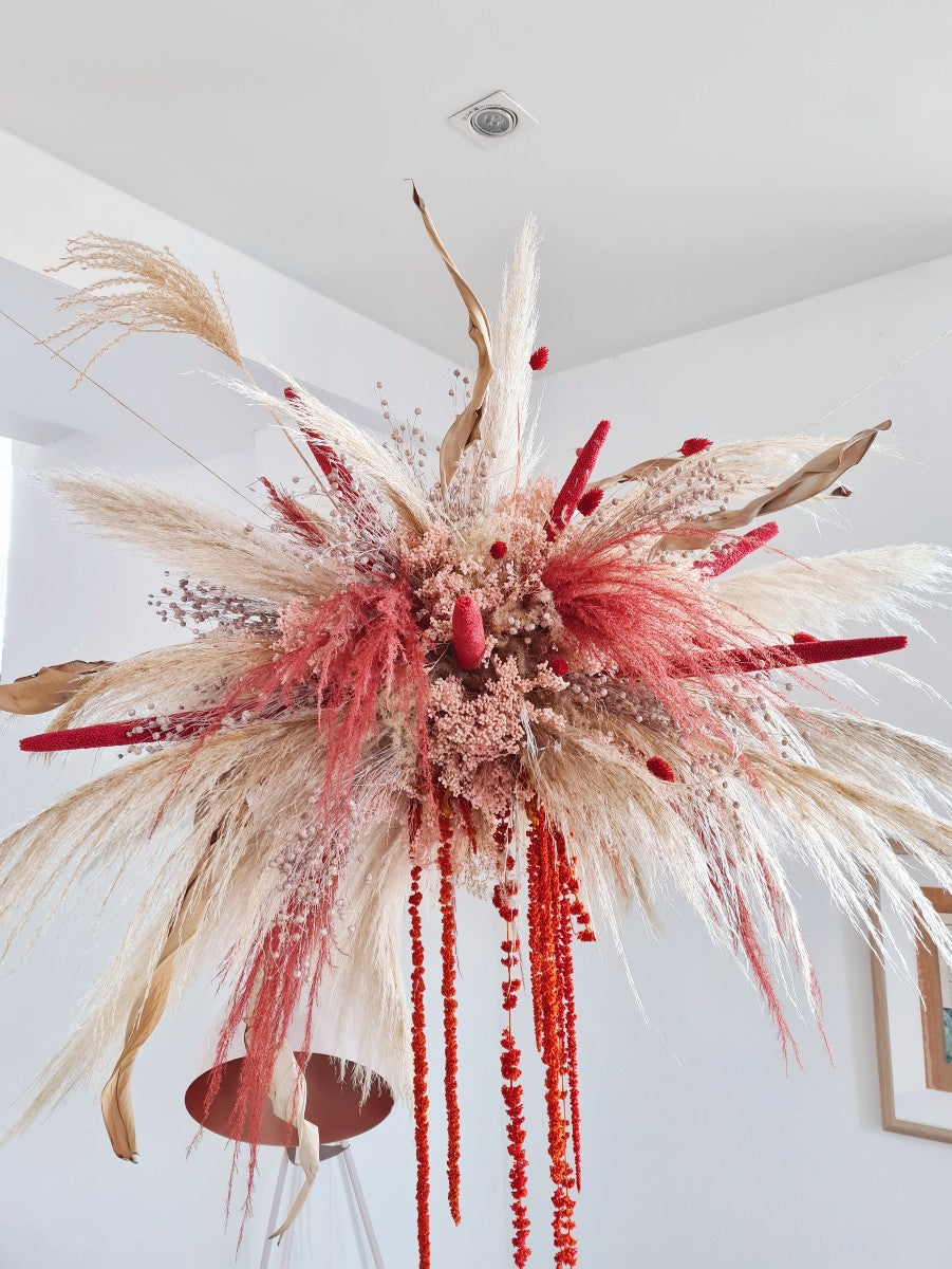 Pampas bloemenwolk