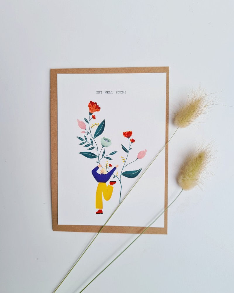 get WELL soon - Card