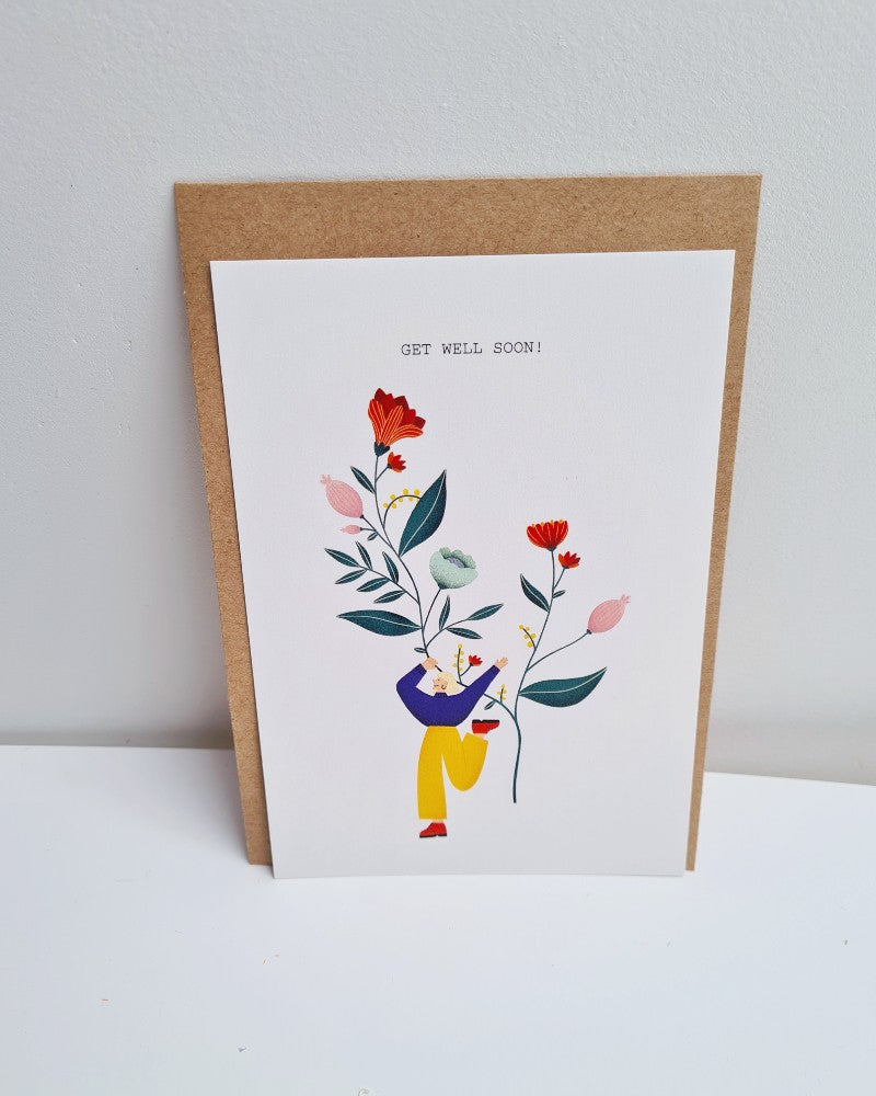 get WELL soon - Card