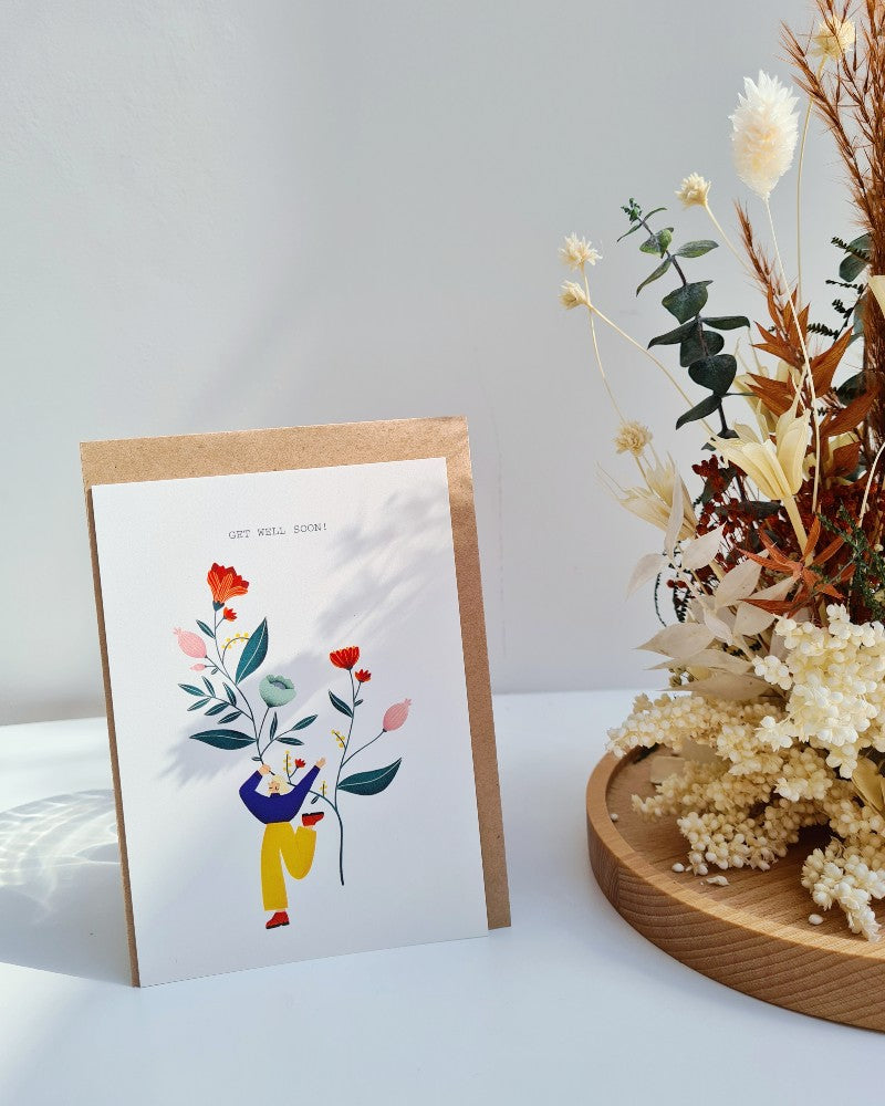 get WELL soon - Card