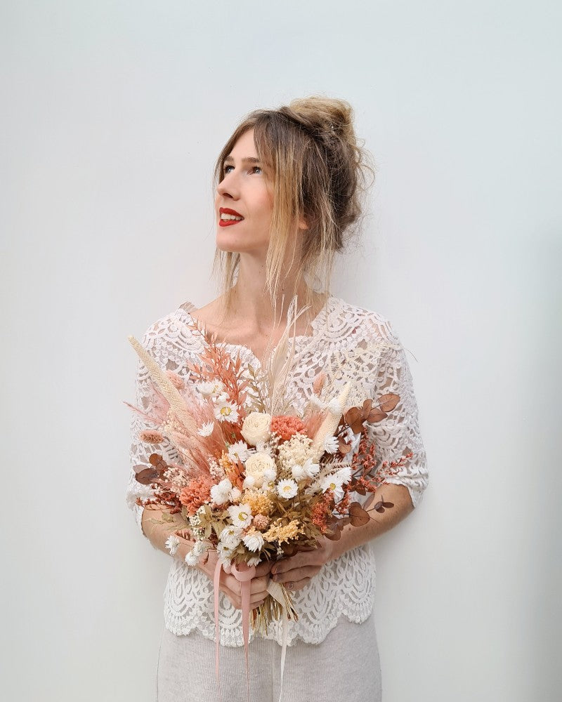Dried bridal bouquet - Small - custom-made