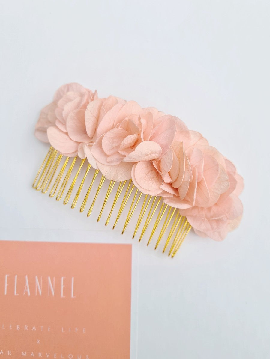 Monochrome Pink - MAXI hair comb