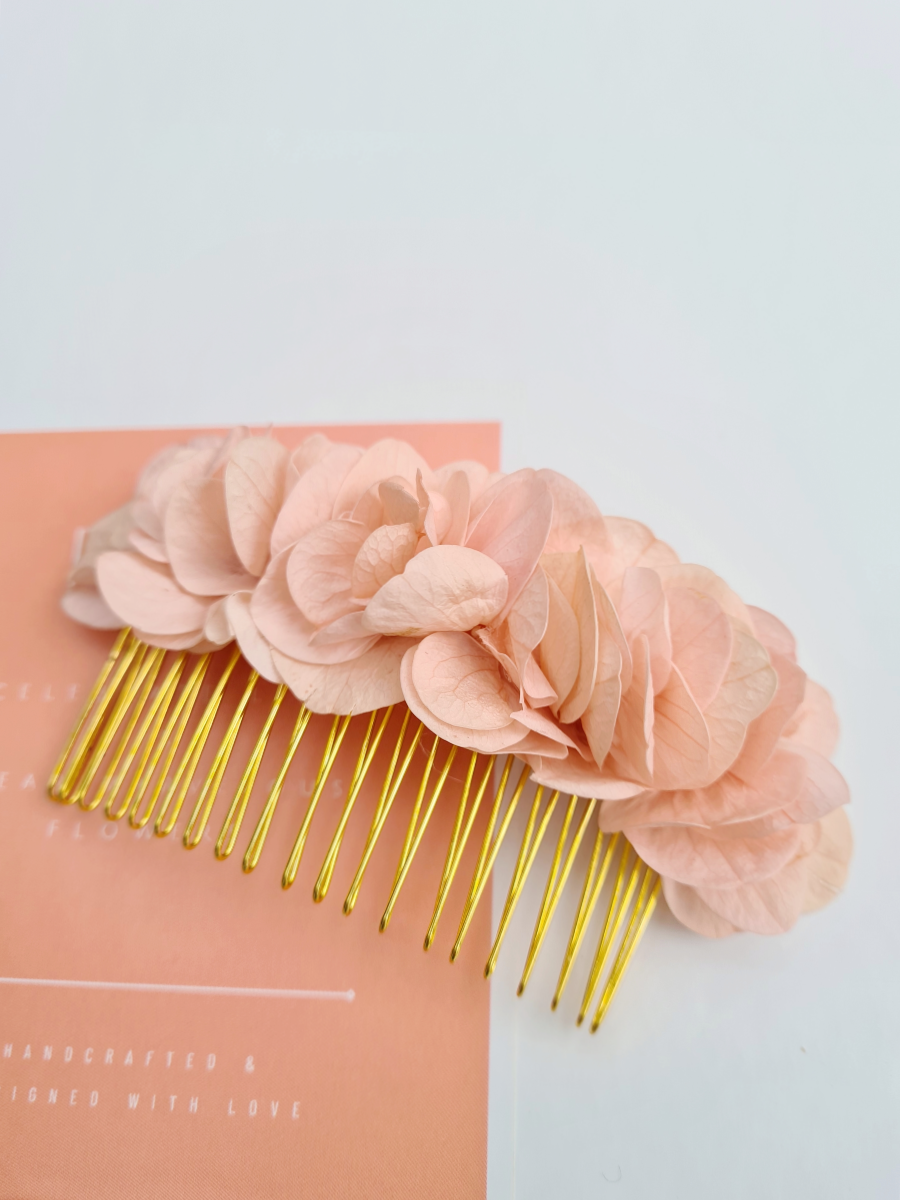 Monochrome Pink - MAXI hair comb