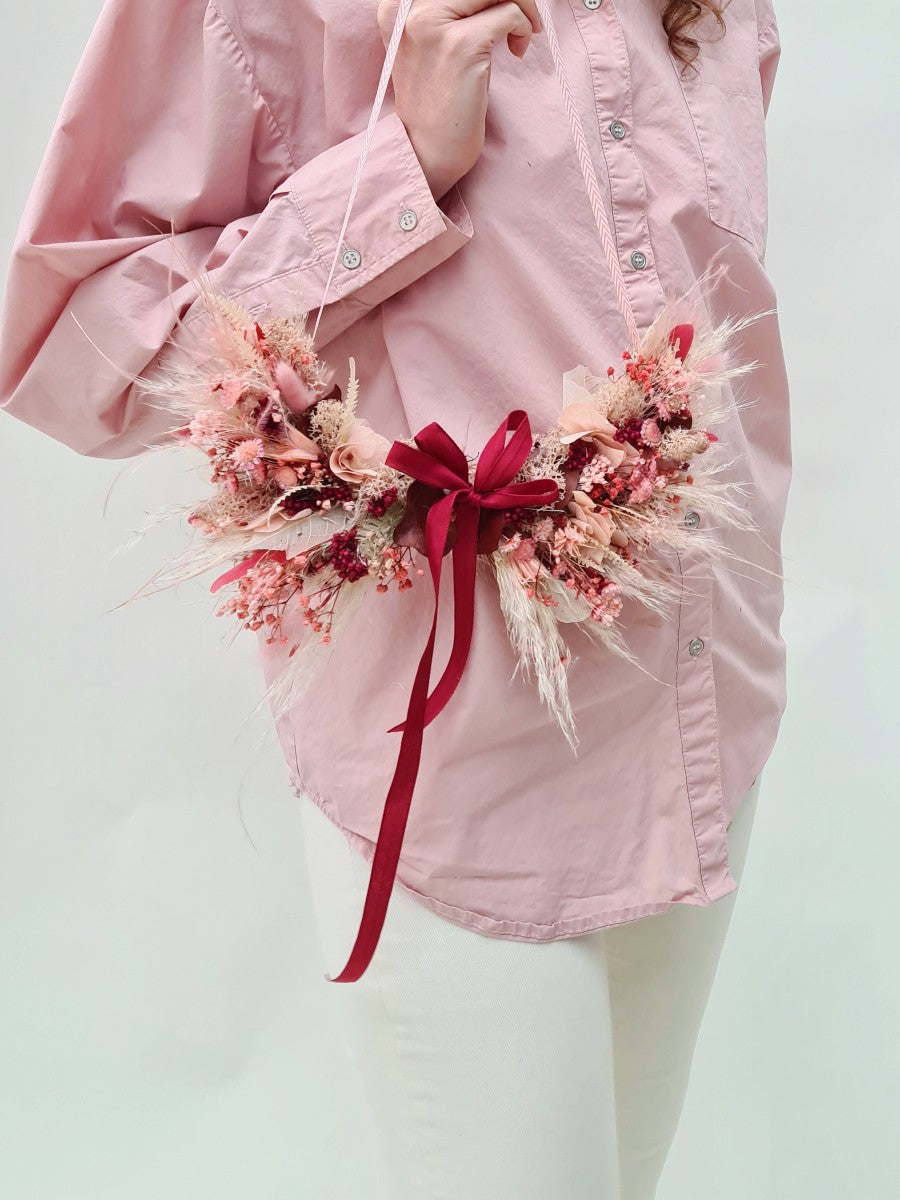 Love is all around - mini floral wreath