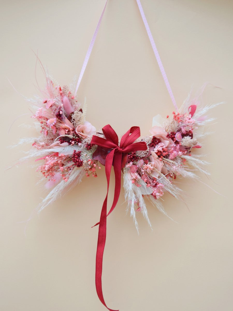 Love is all around - mini floral wreath