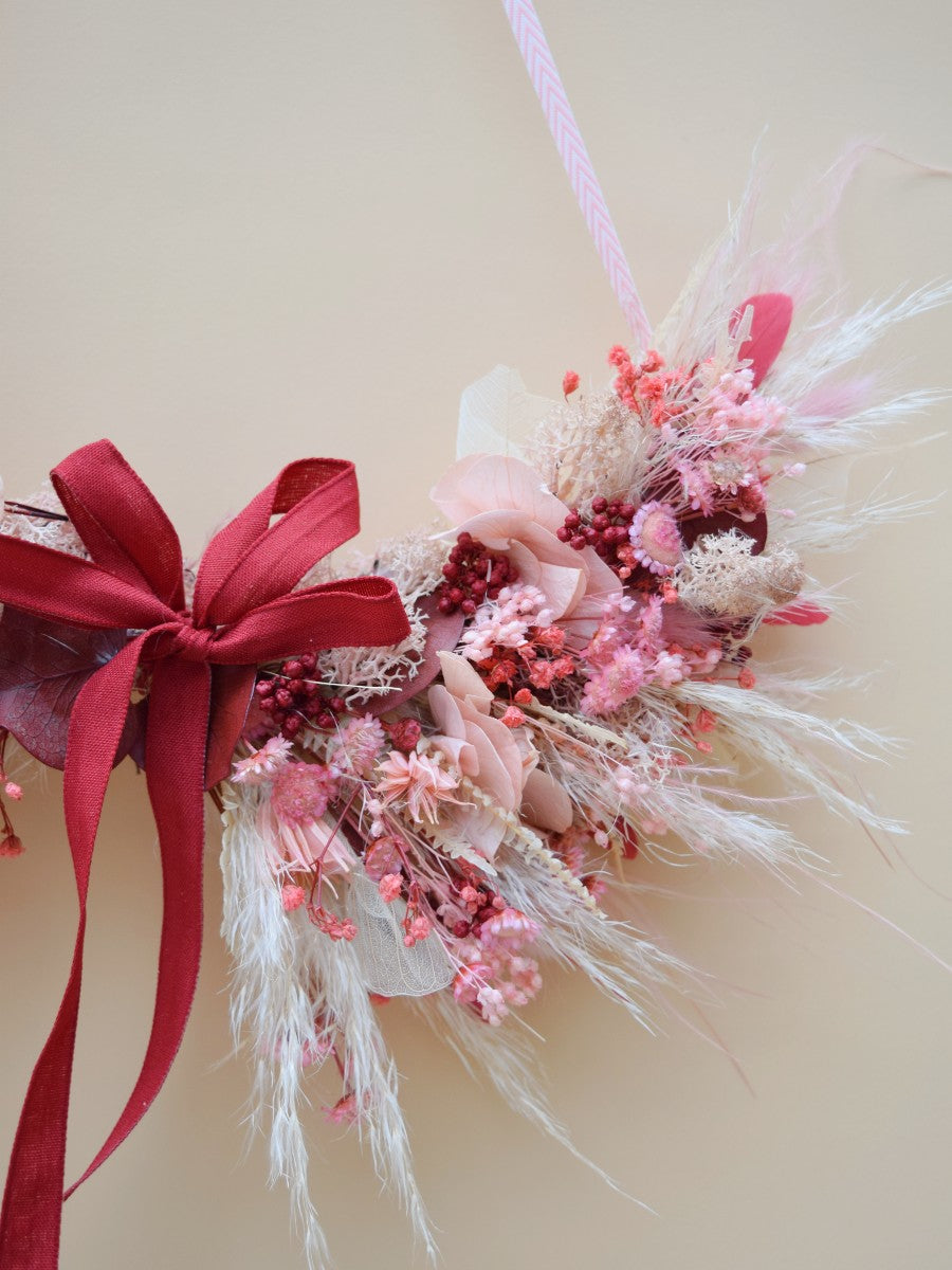 Love is all around - mini floral wreath