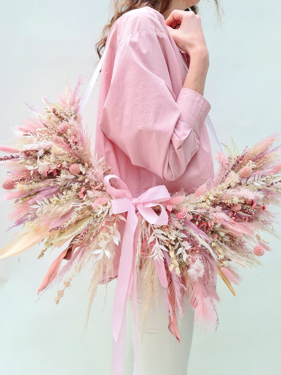 Fly me to the moon - floral wreath