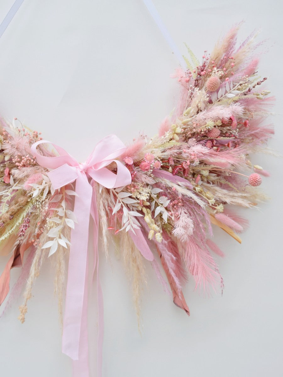Fly me to the moon - floral wreath