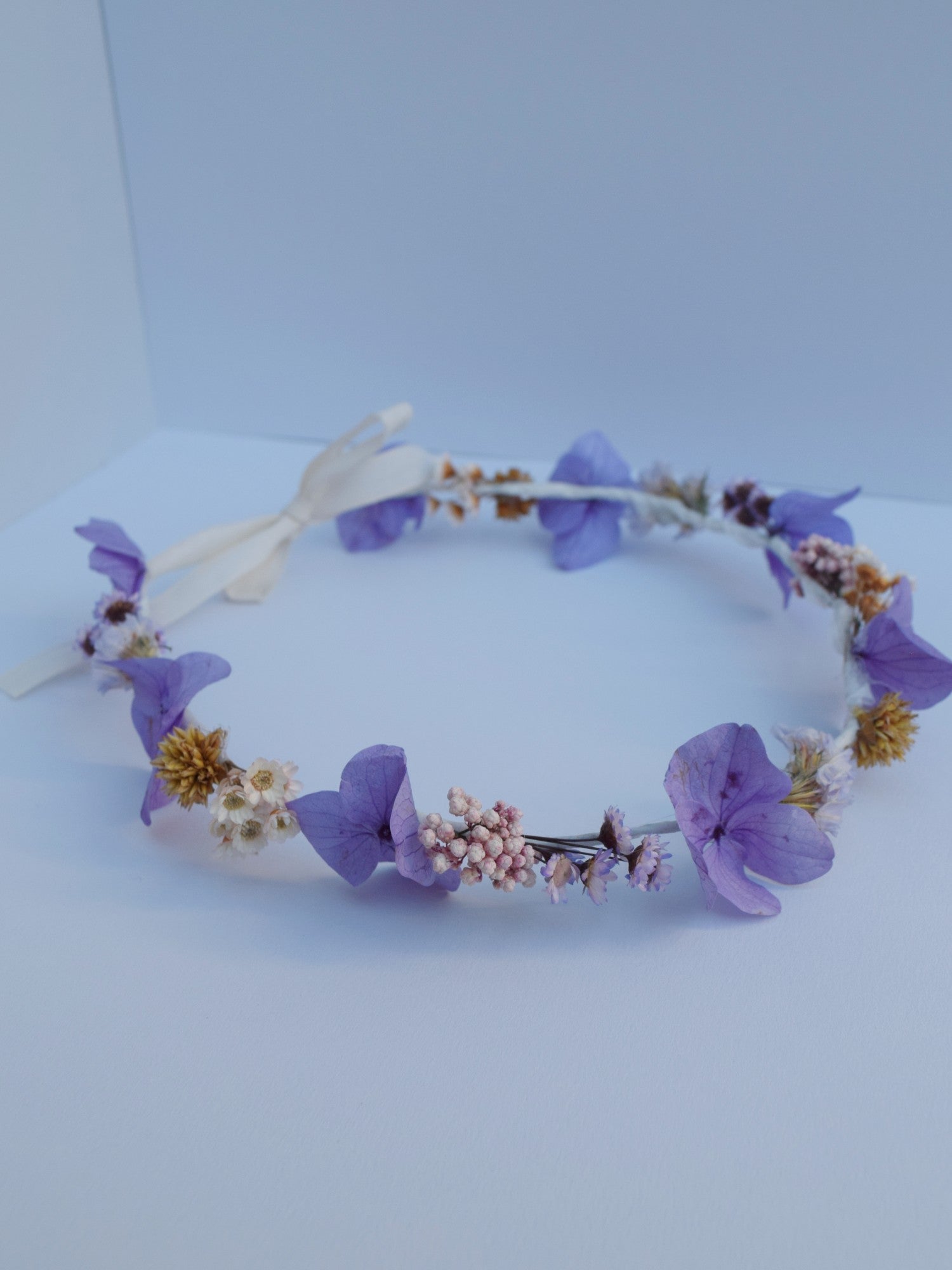 Mauve rain - Flower crown