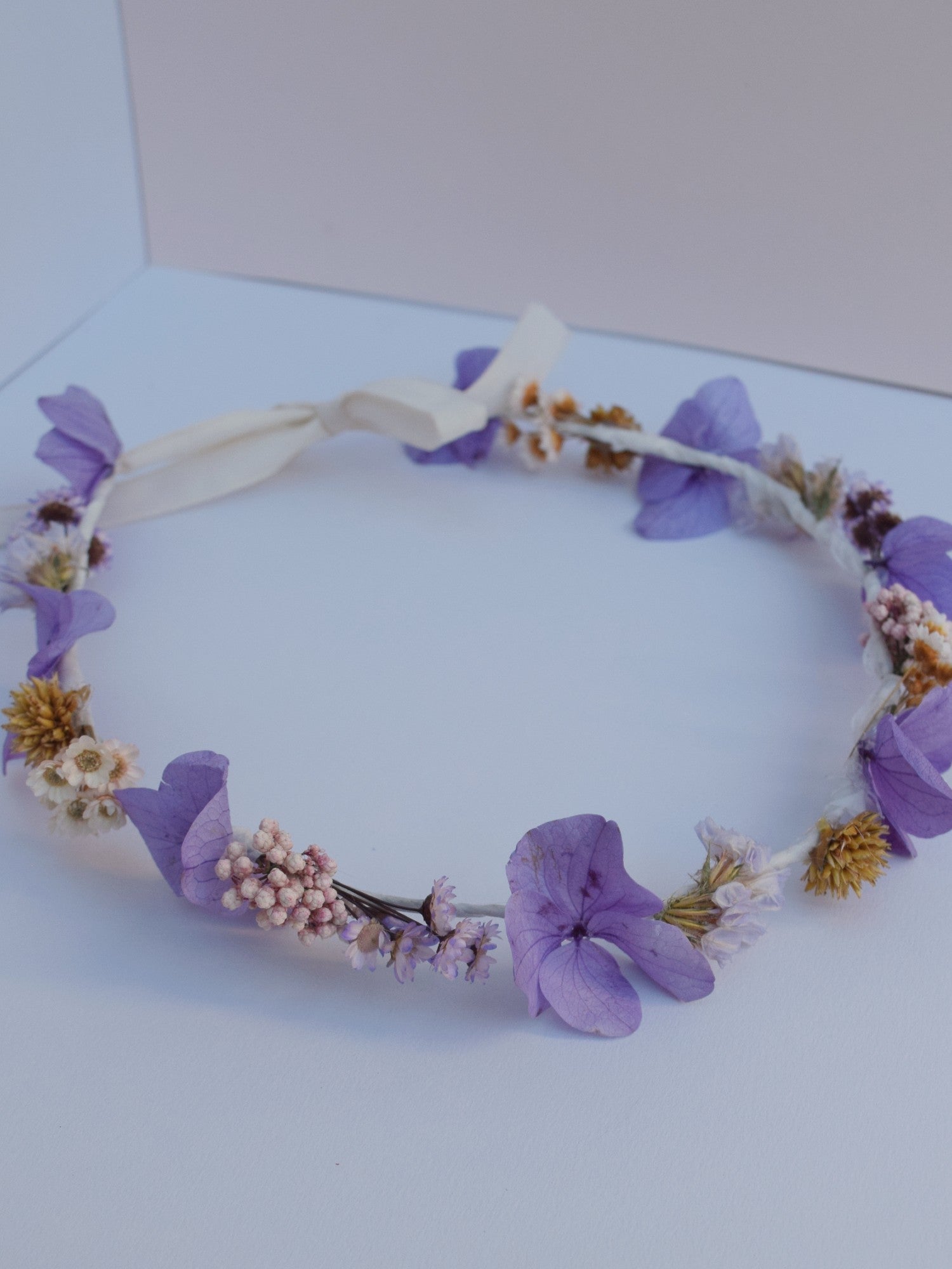 Mauve rain - Flower crown