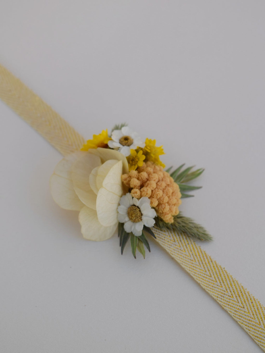 Sunshine - wrist corsage children