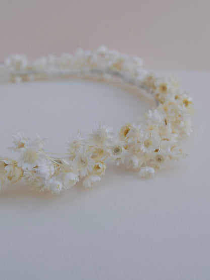Monochrome WHITE - Flower crown