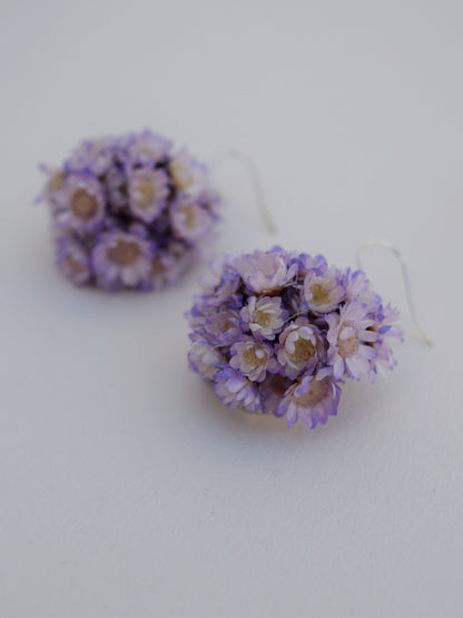 Double Scoop MAUVE - earrings