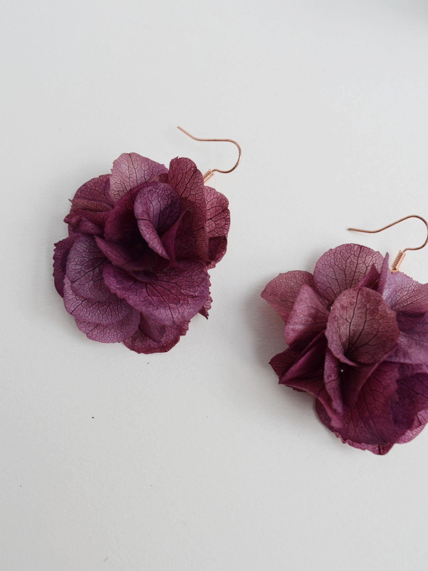 Flower Field DARK PURPLE - earrings