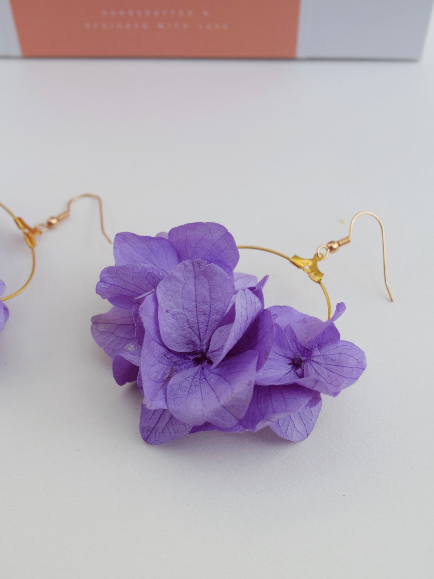 Flower Garden mauve - earrings