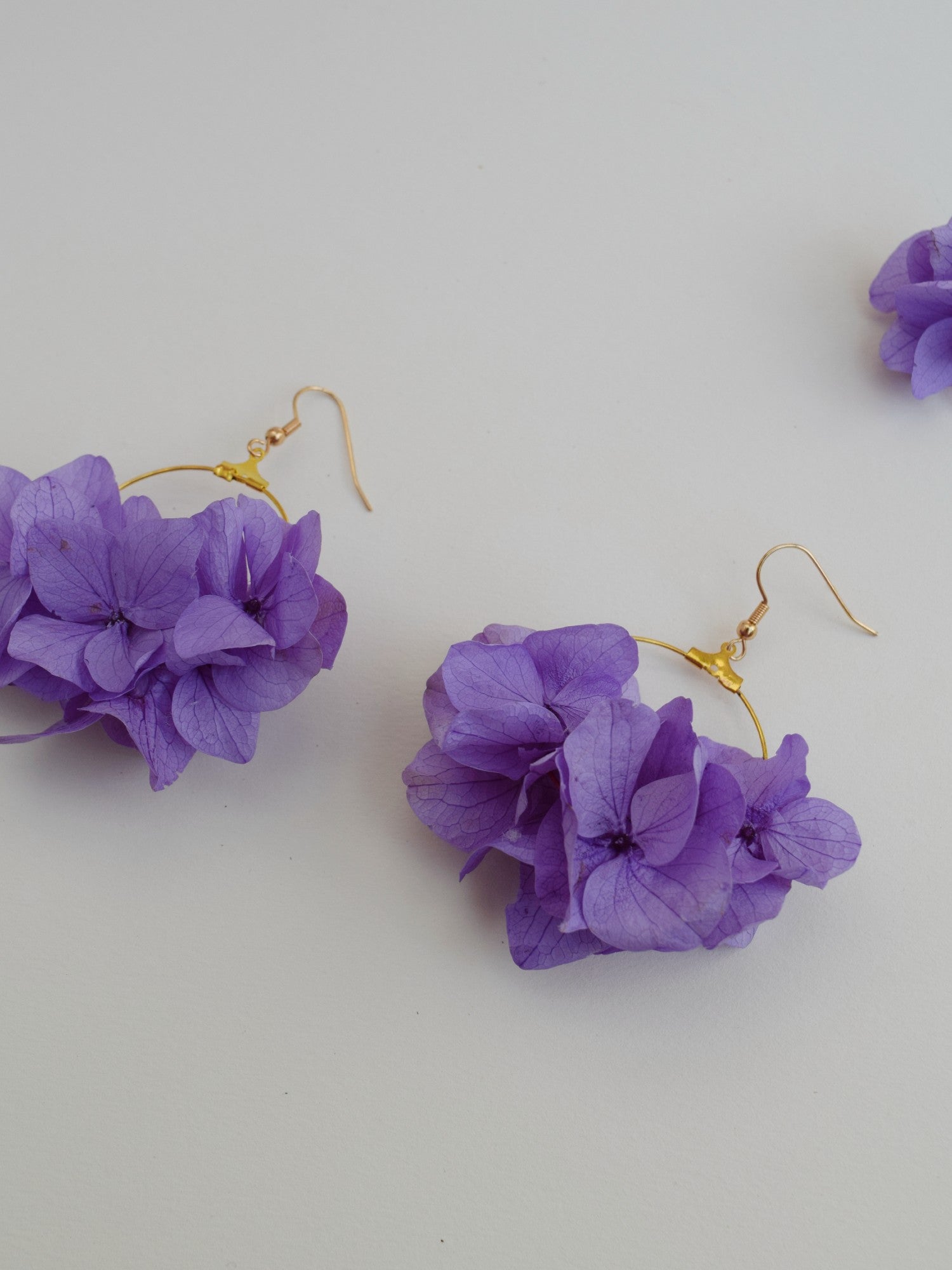 Flower Garden mauve - earrings