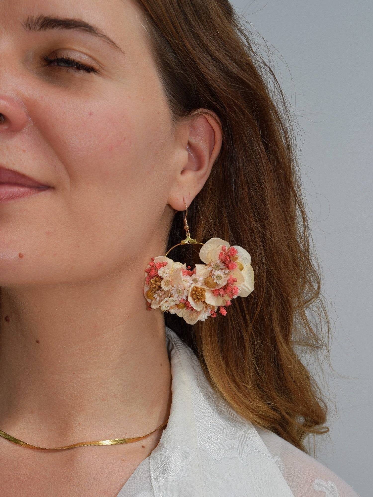 Holy Cow SALMON ROSE - earrings