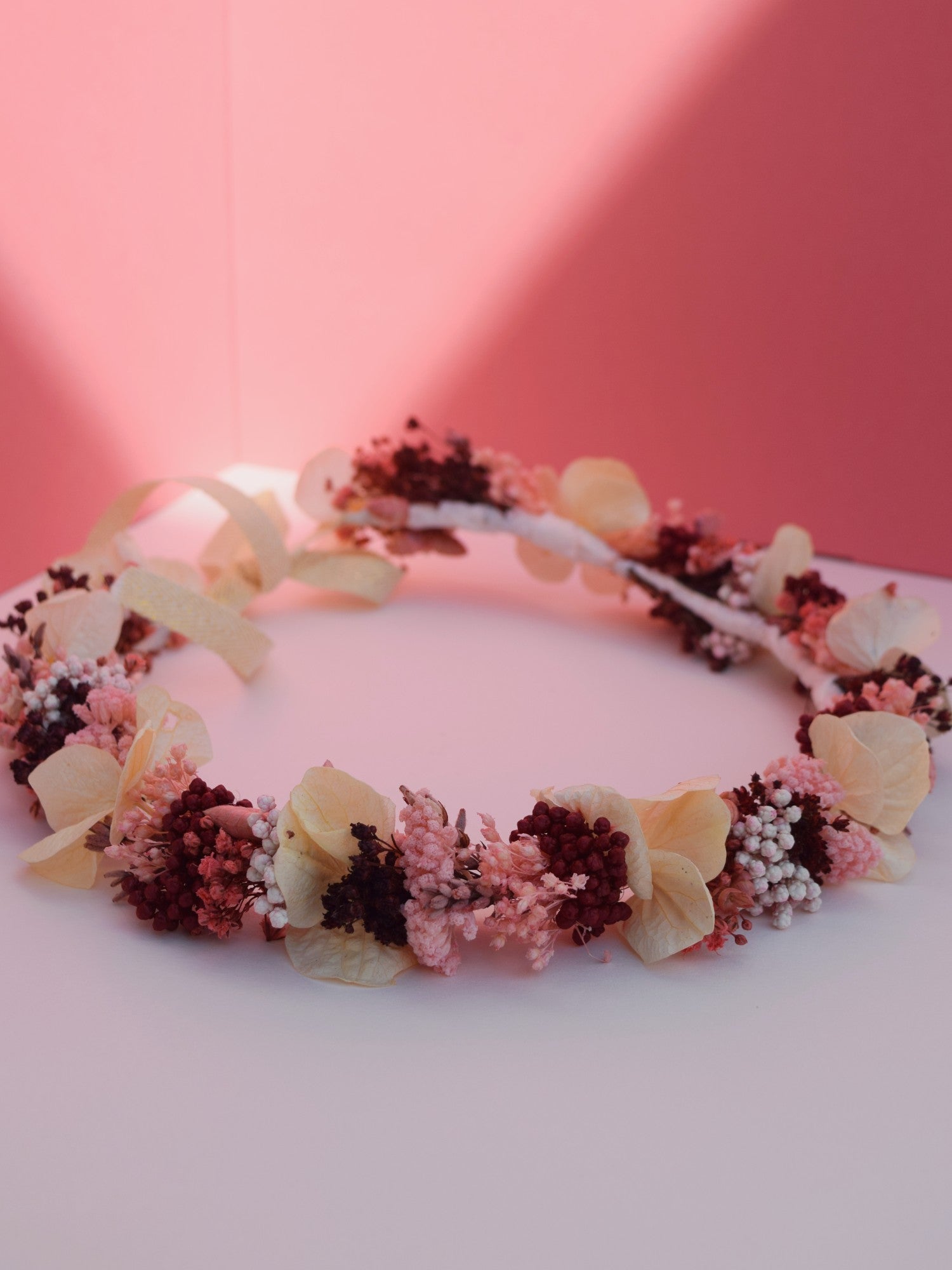 Pink paradise - Flower crown