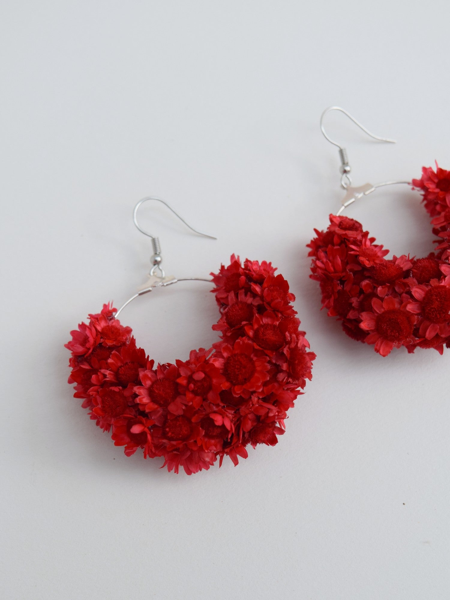 Over the Moon RED - earrings