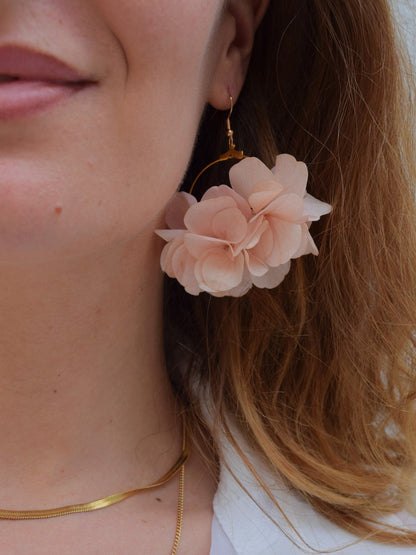 Flower Garden PINK - earrings