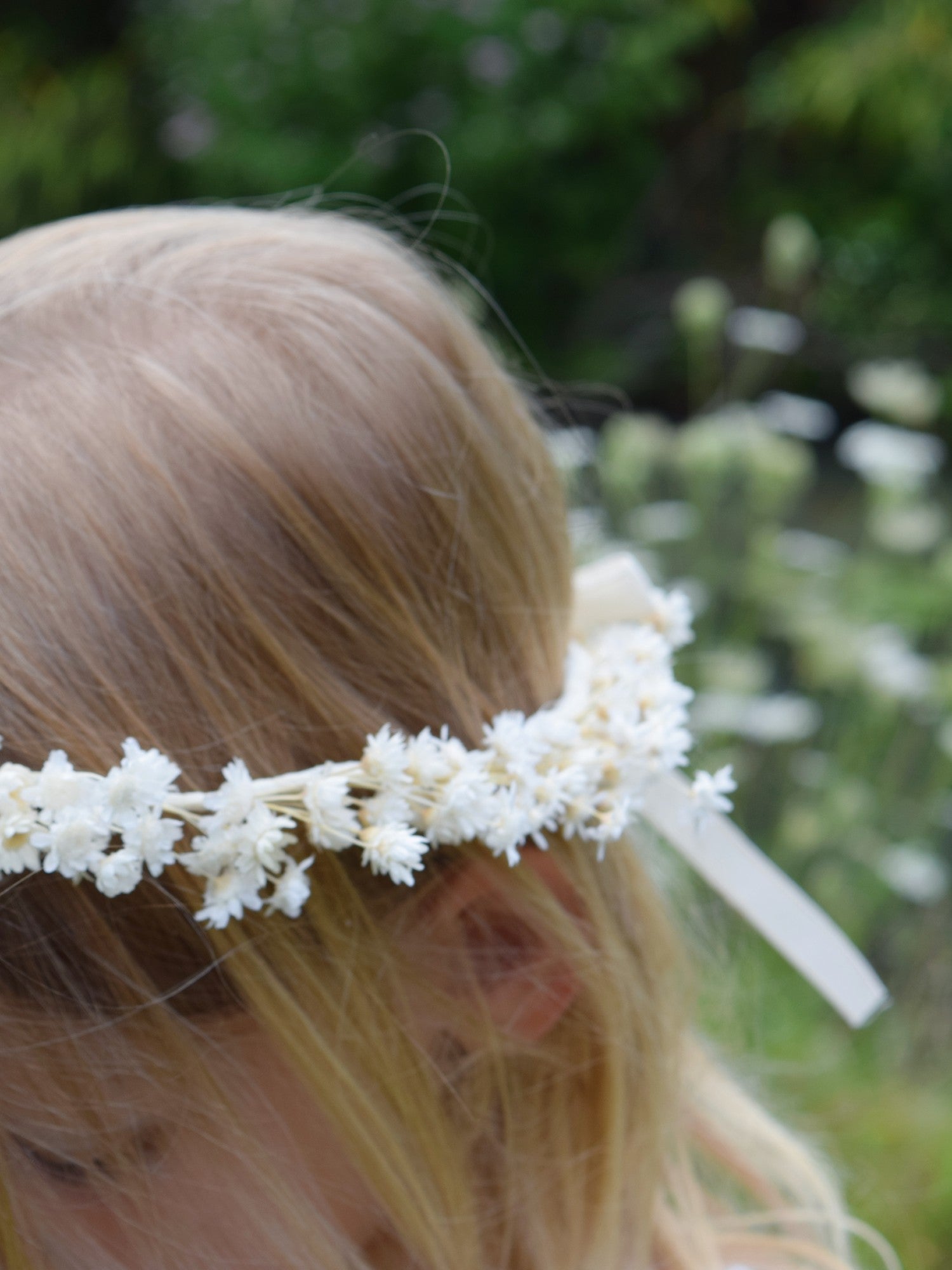 Monochrome WHITE - Flower crown