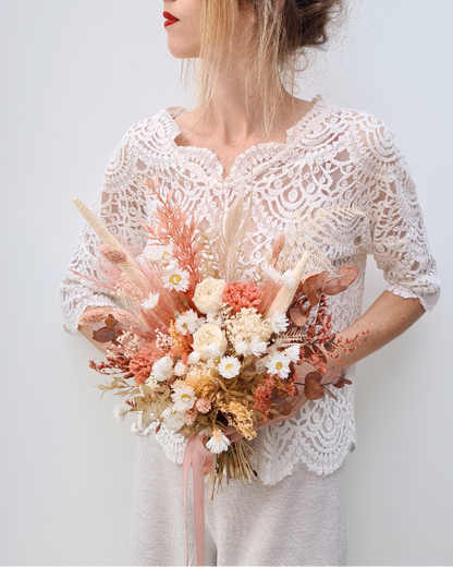 Dried bridal bouquet - Small - custom-made