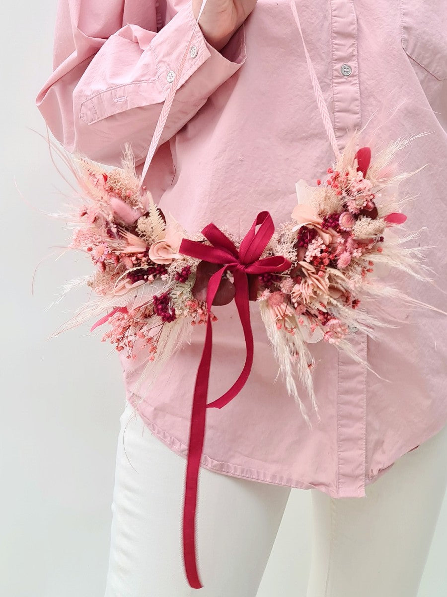 Love is all around - mini floral wreath