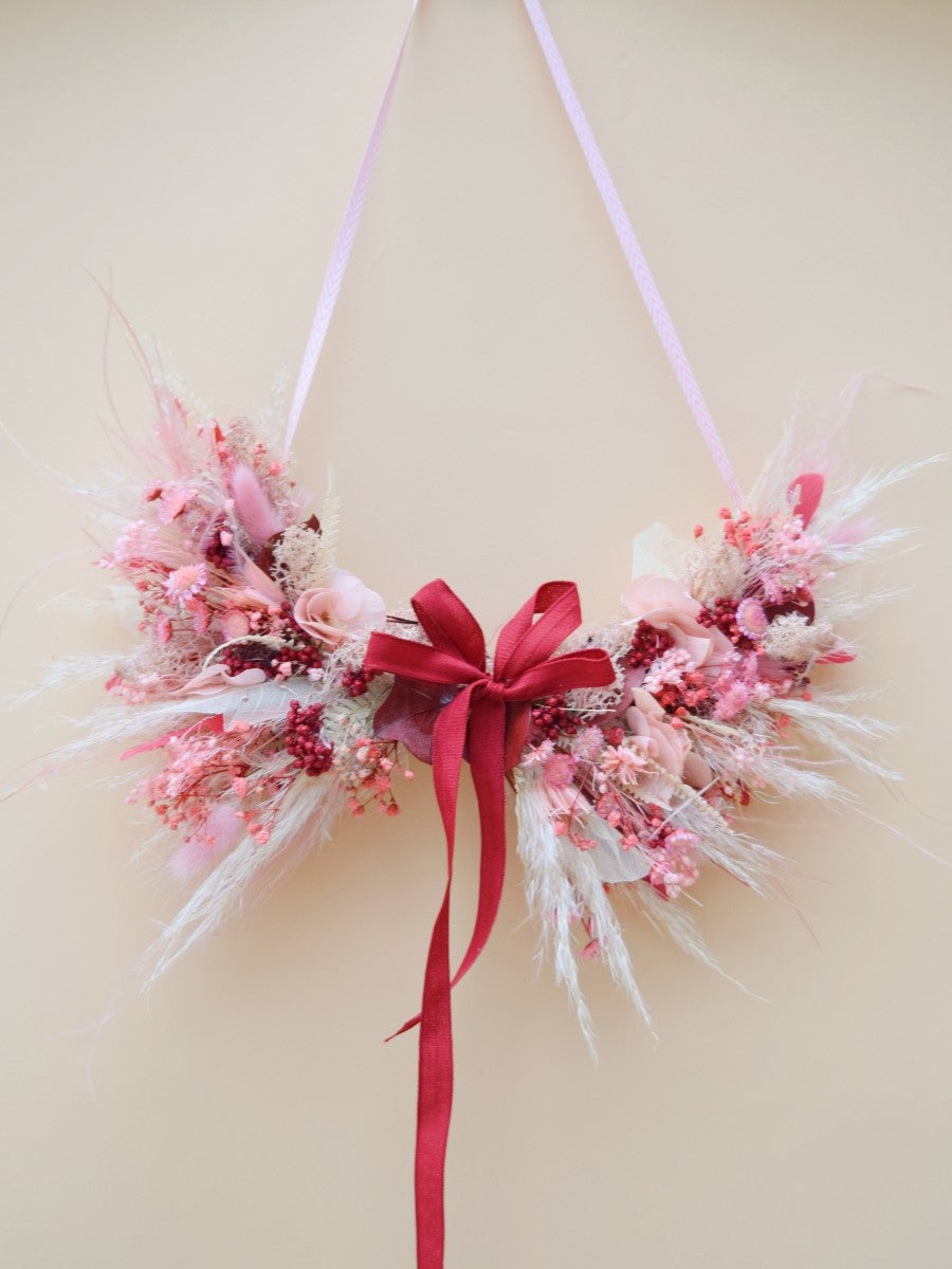 Love is all around - mini floral wreath